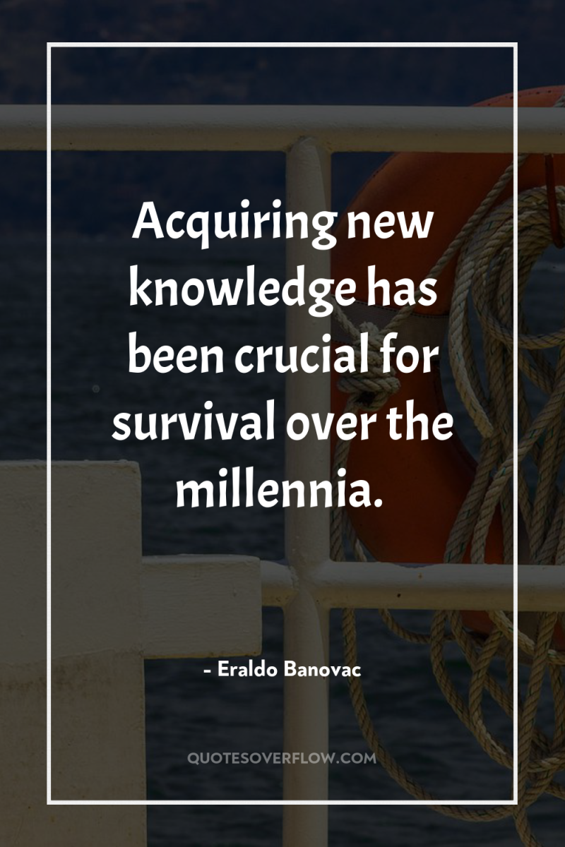 Acquiring new knowledge has been crucial for survival over the...