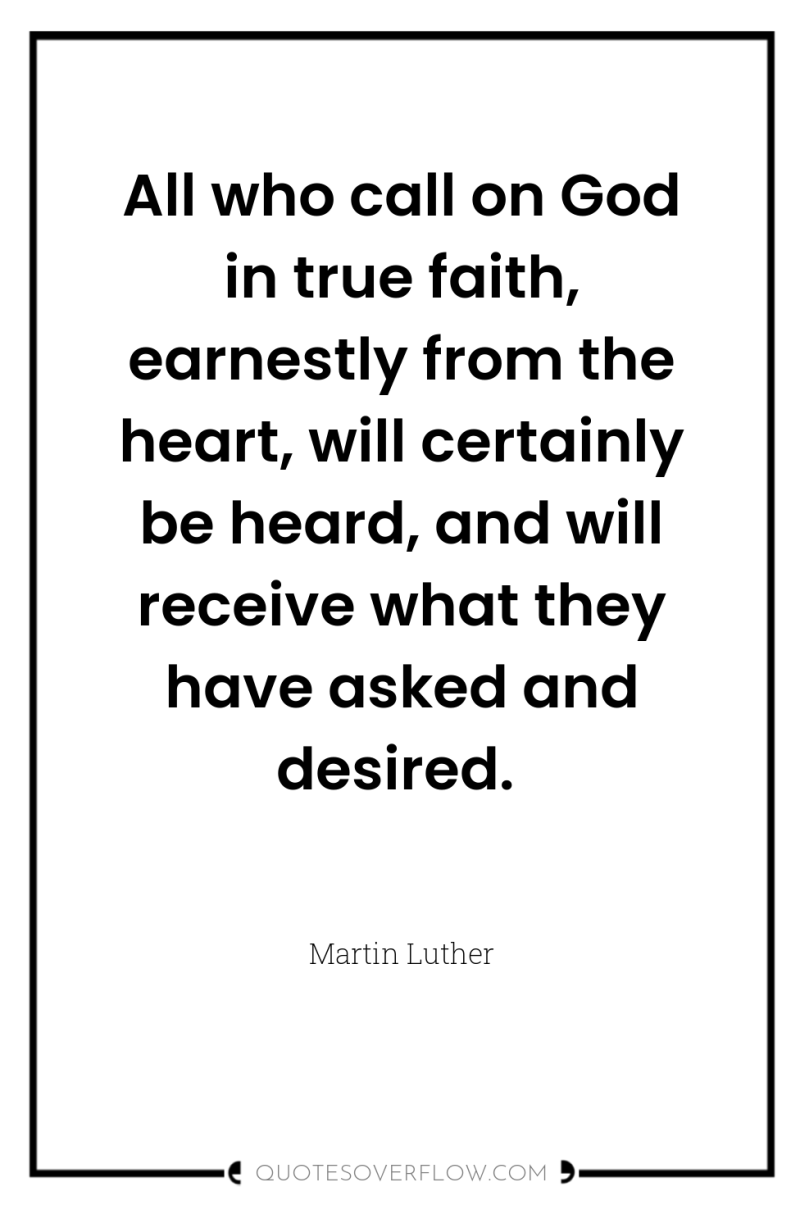 All who call on God in true faith, earnestly from...