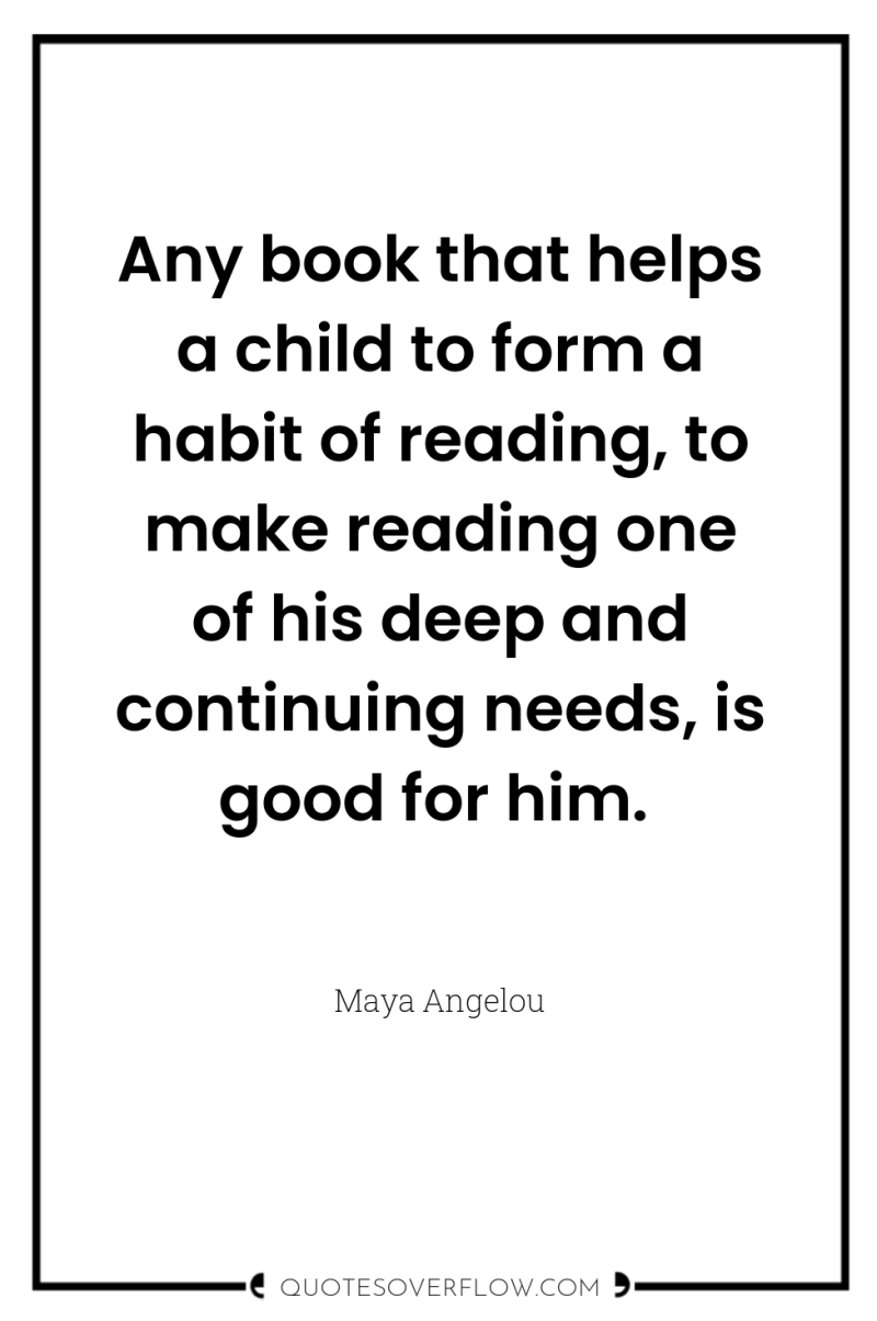 Any book that helps a child to form a habit...