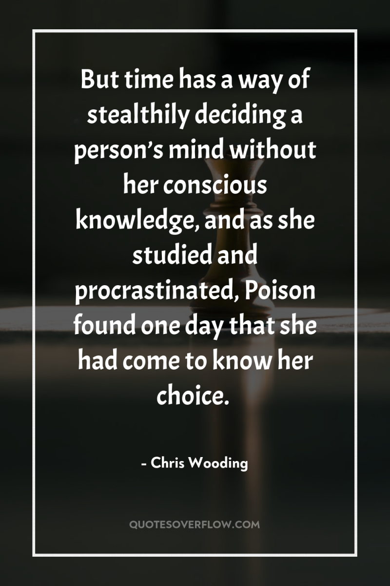 But time has a way of stealthily deciding a person’s...