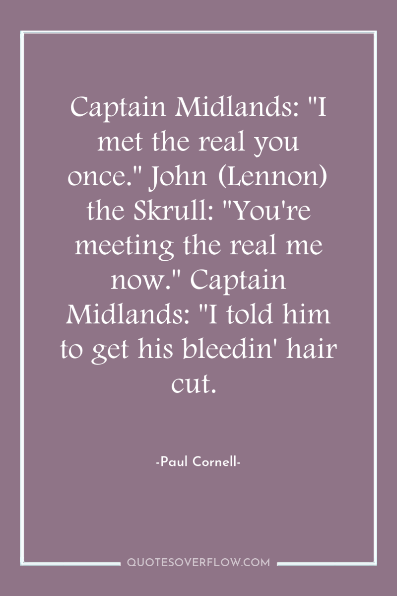 Captain Midlands: 