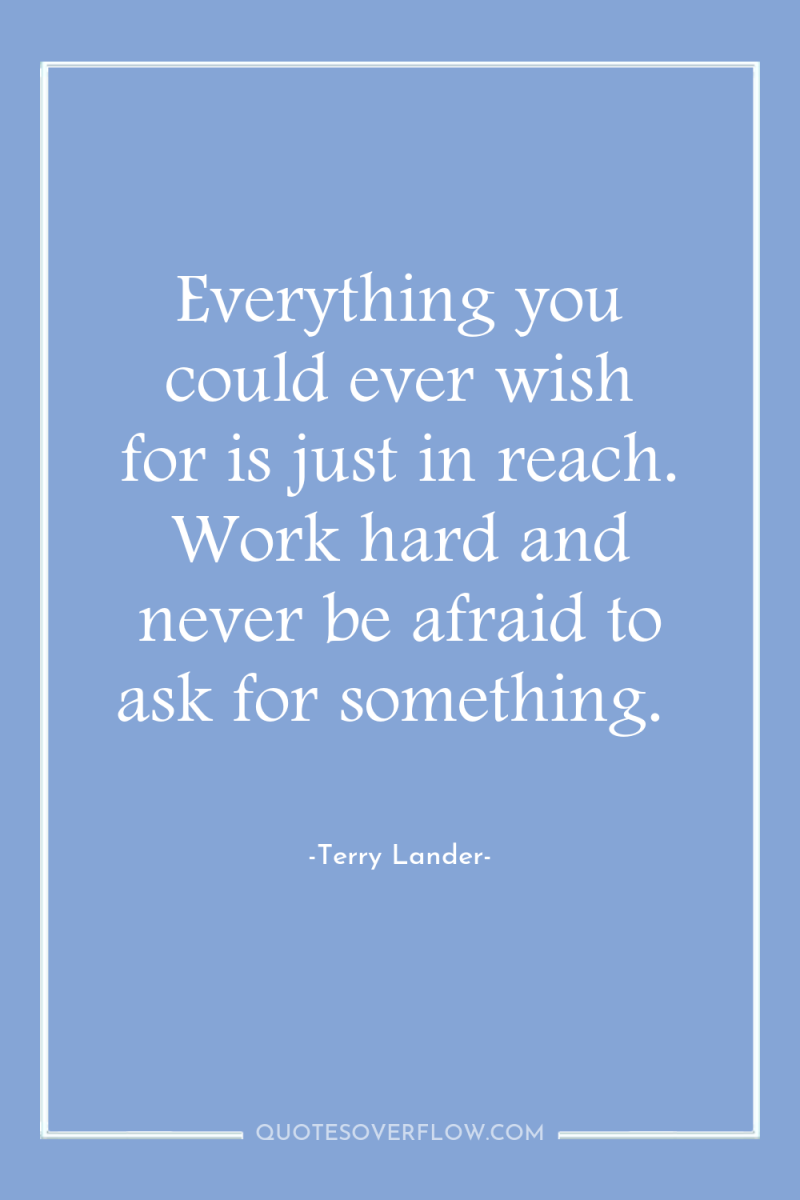 Everything you could ever wish for is just in reach....