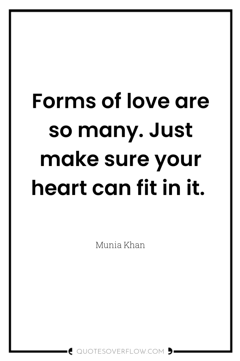 Forms of love are so many. Just make sure your...