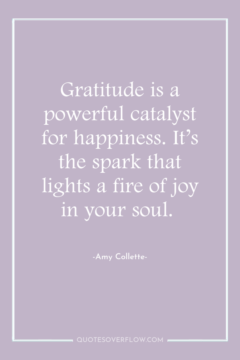 Gratitude is a powerful catalyst for happiness. It’s the spark...