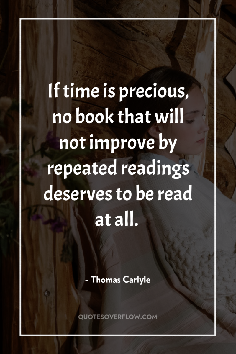 If time is precious, no book that will not improve...
