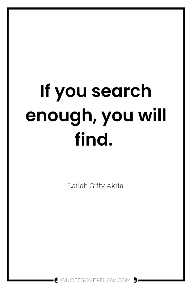 If you search enough, you will find. 