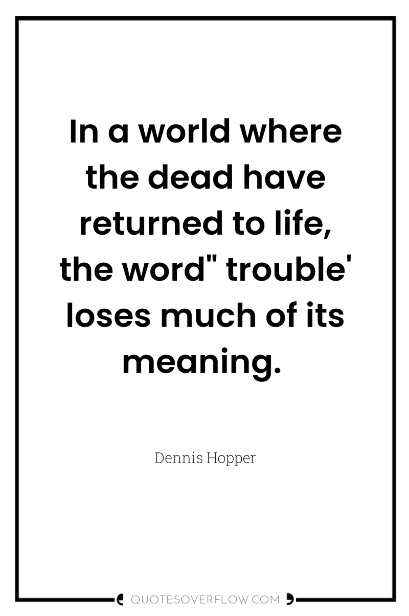 In a world where the dead have returned to life,...