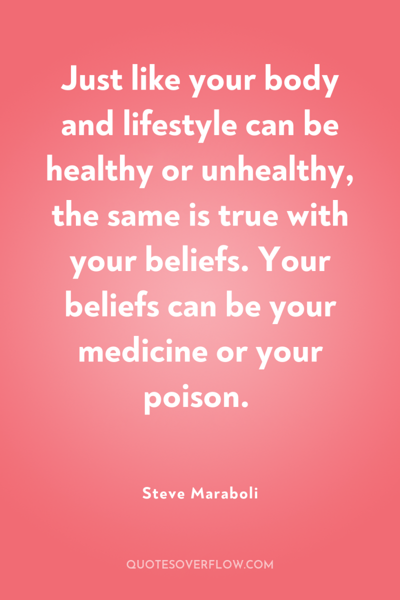 Just like your body and lifestyle can be healthy or...