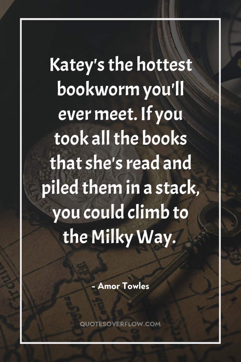 Katey's the hottest bookworm you'll ever meet. If you took...