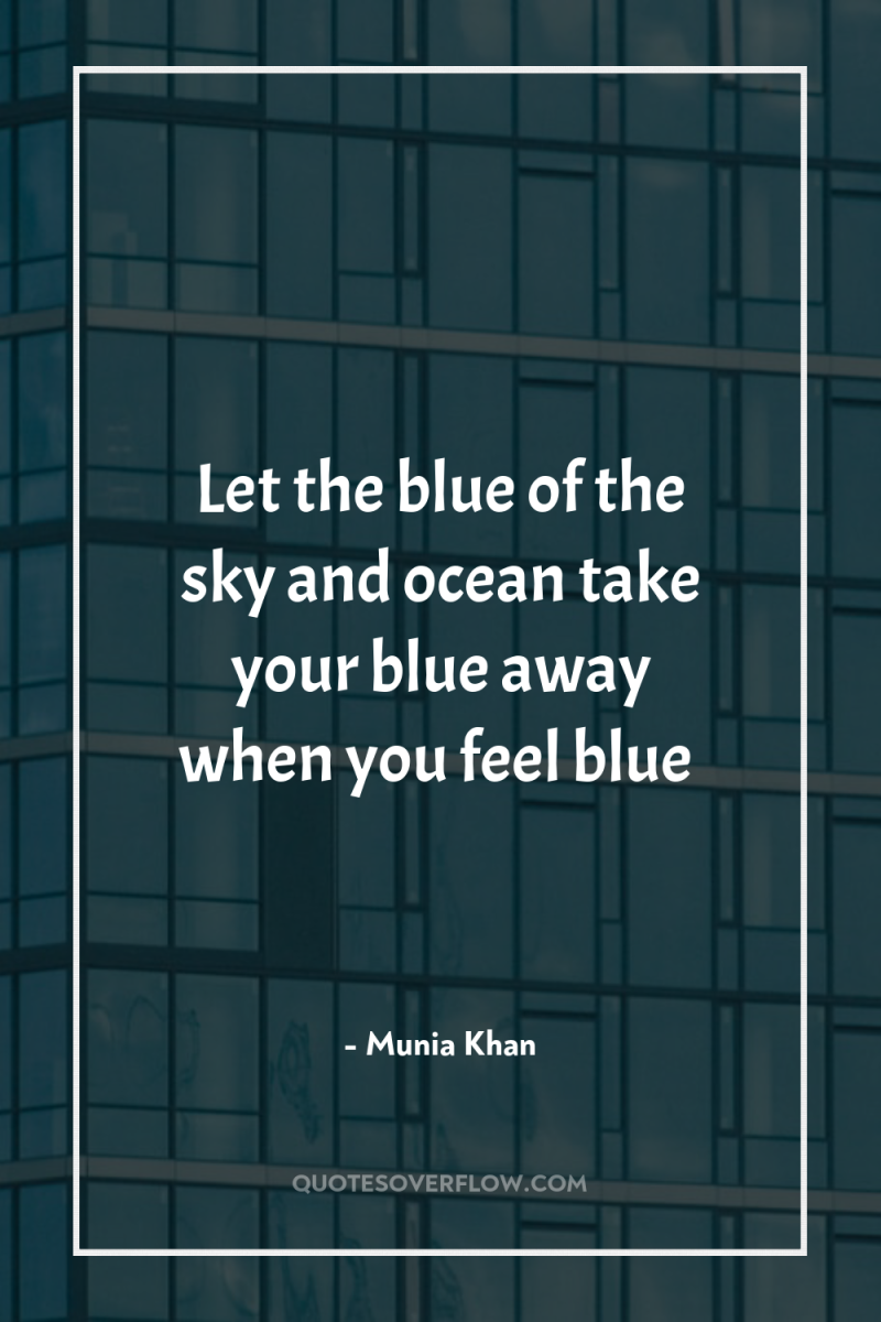 Let the blue of the sky and ocean take your...