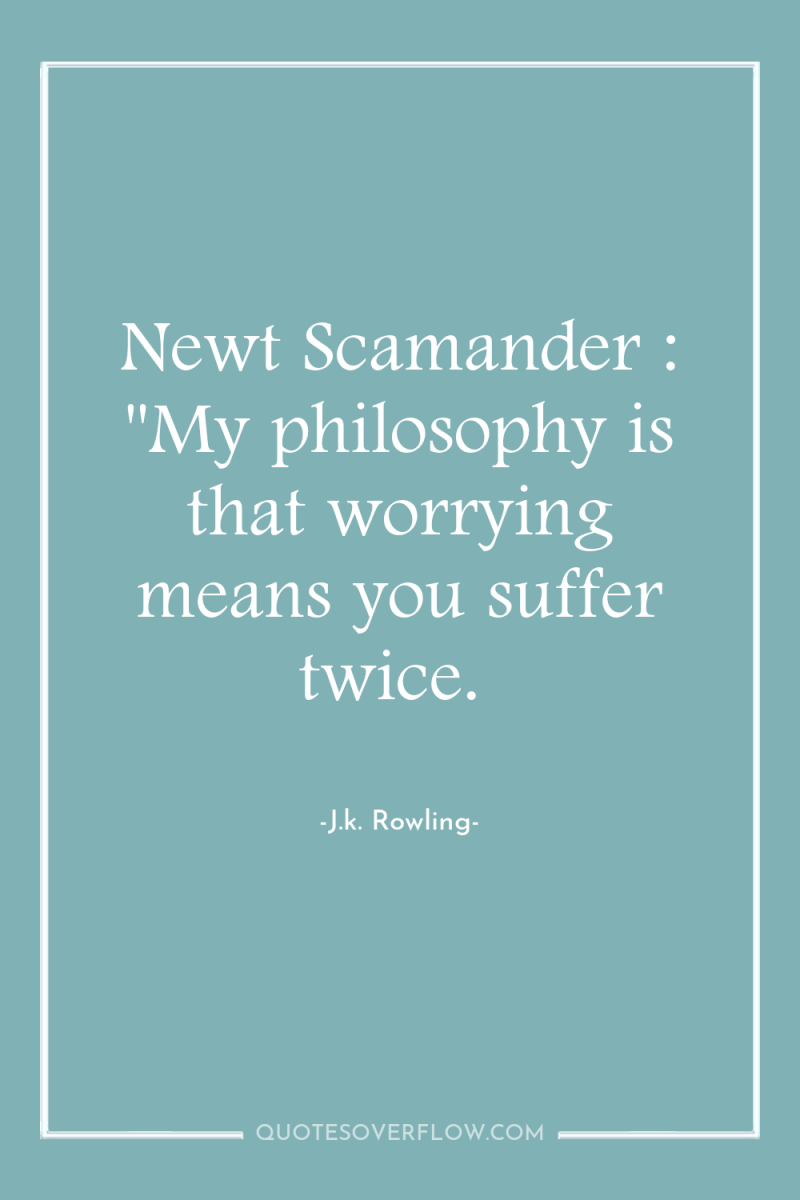 Newt Scamander : 