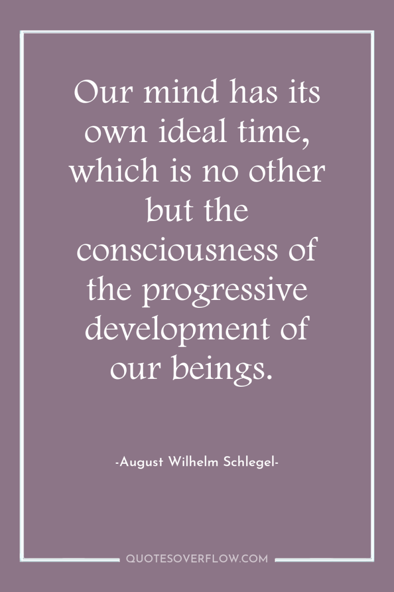 Our mind has its own ideal time, which is no...