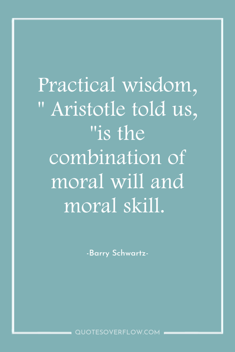 Practical wisdom, 