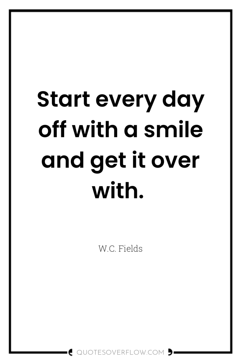 Start every day off with a smile and get it...