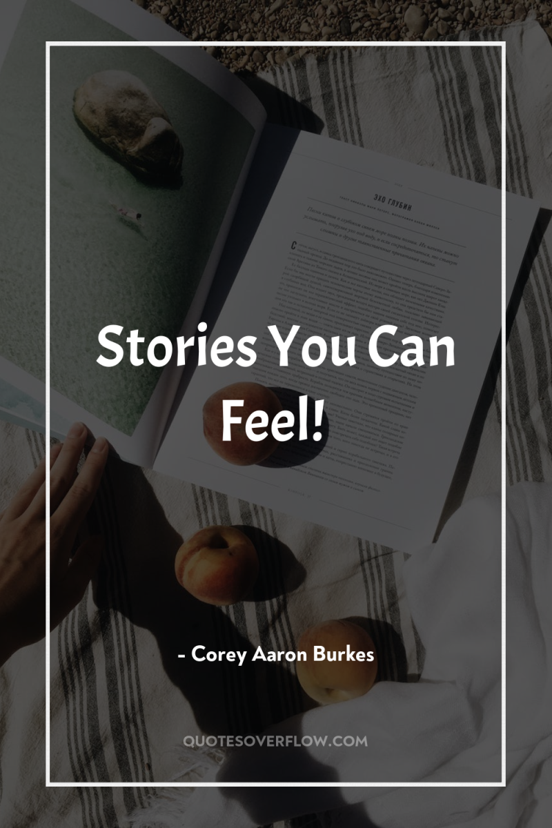 Stories You Can Feel! 