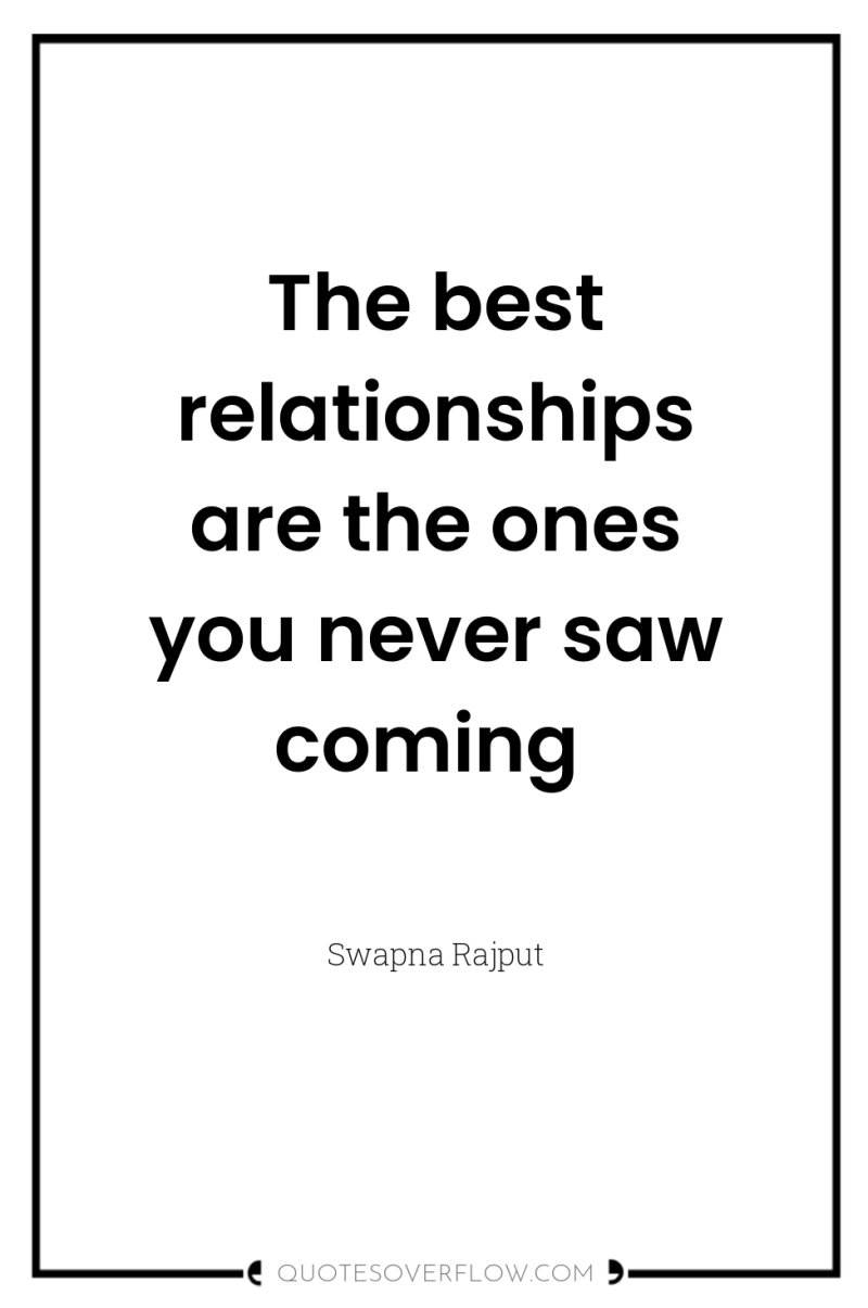 The best relationships are the ones you never saw coming 