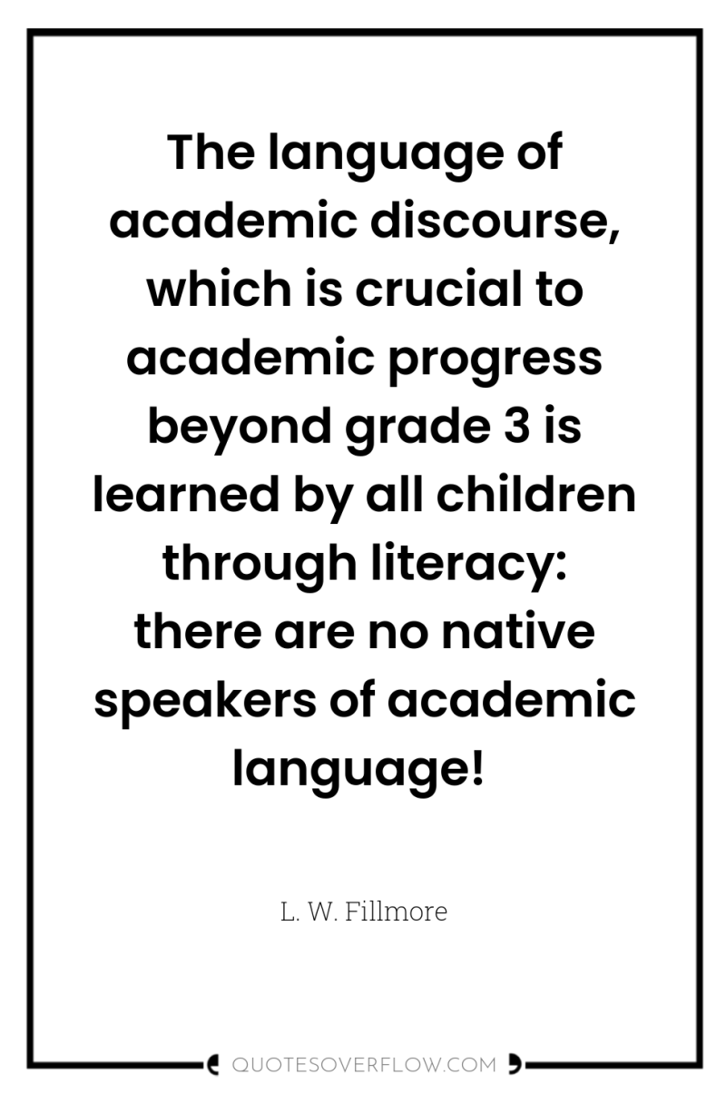The language of academic discourse, which is crucial to academic...