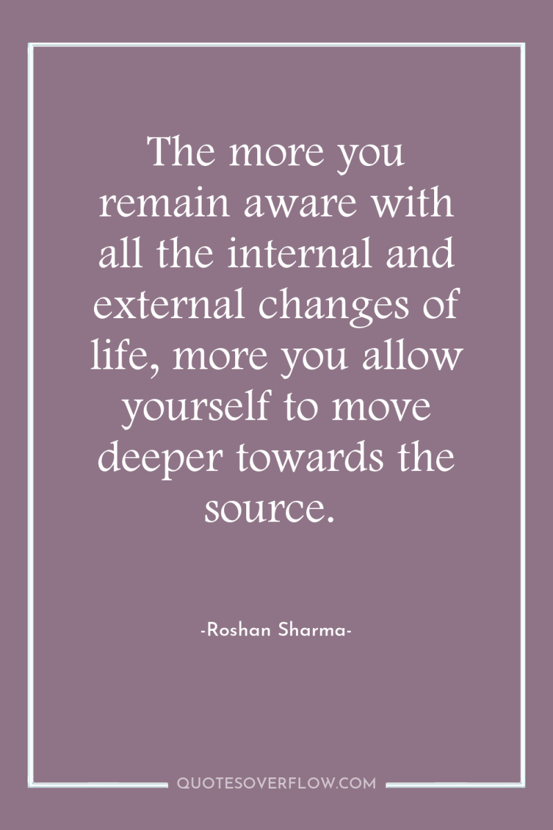 The more you remain aware with all the internal and...