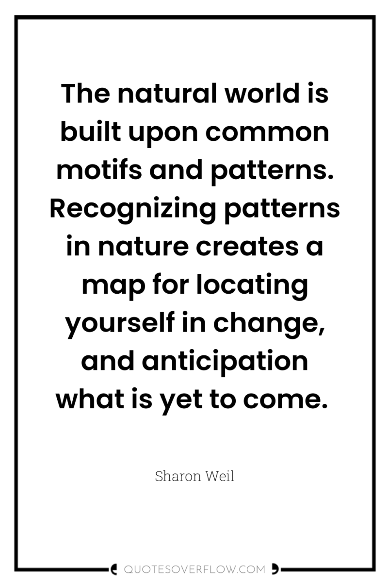 The natural world is built upon common motifs and patterns....