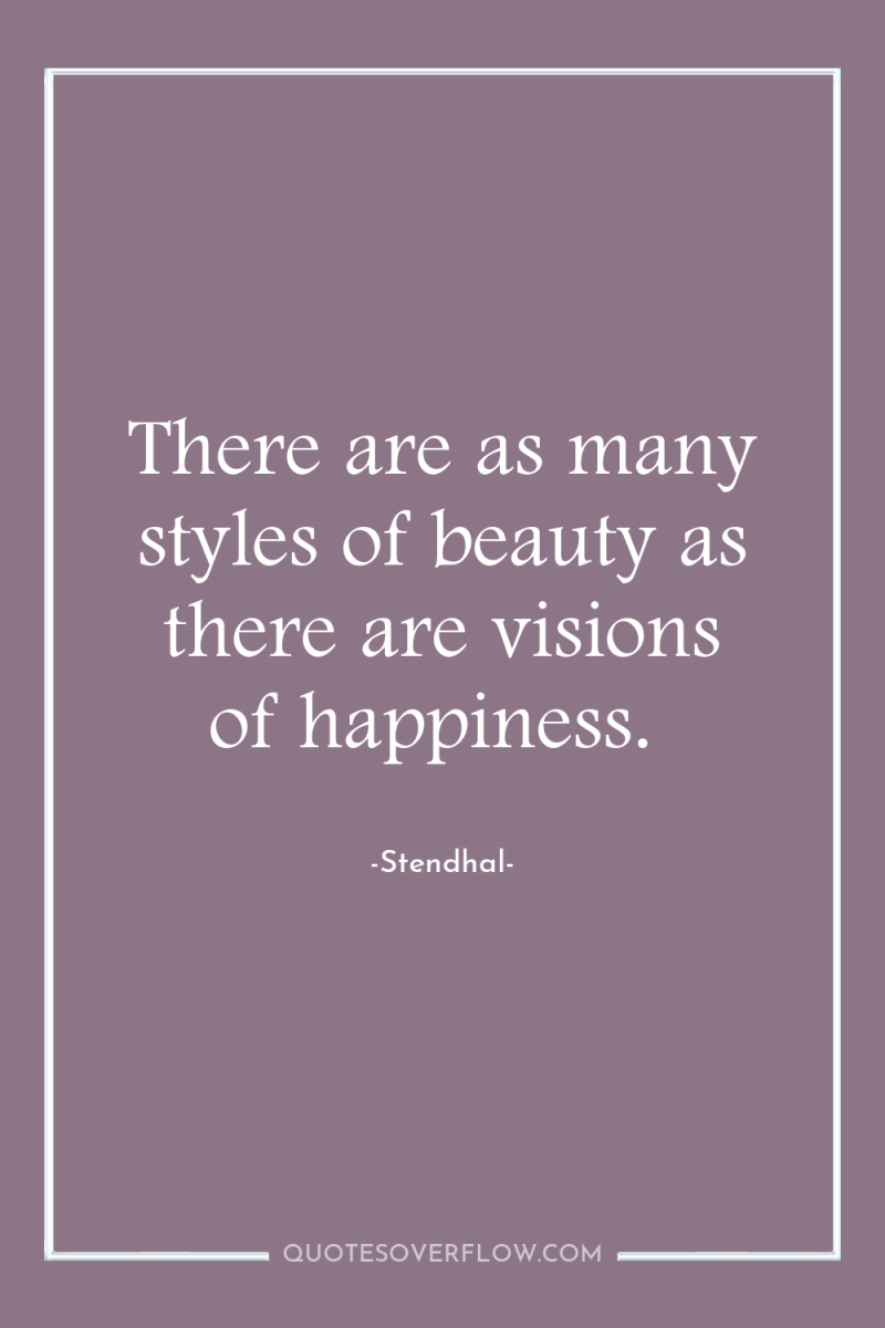 There are as many styles of beauty as there are...