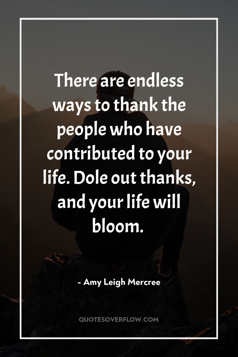 There are endless ways to thank the people who have...