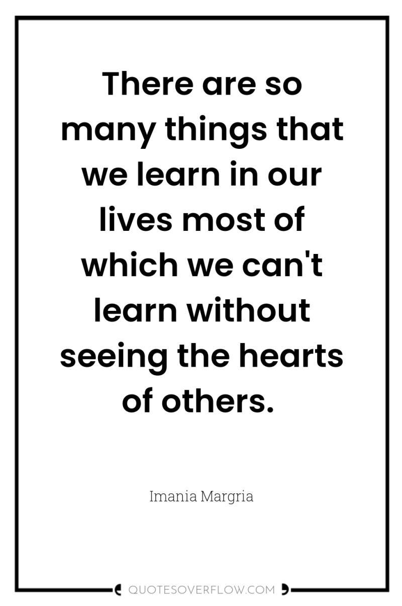 There are so many things that we learn in our...