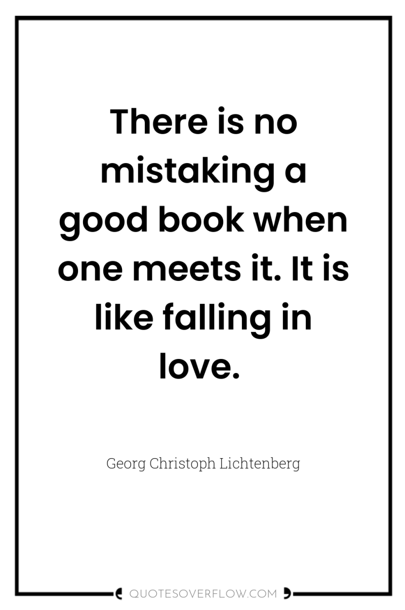 There is no mistaking a good book when one meets...