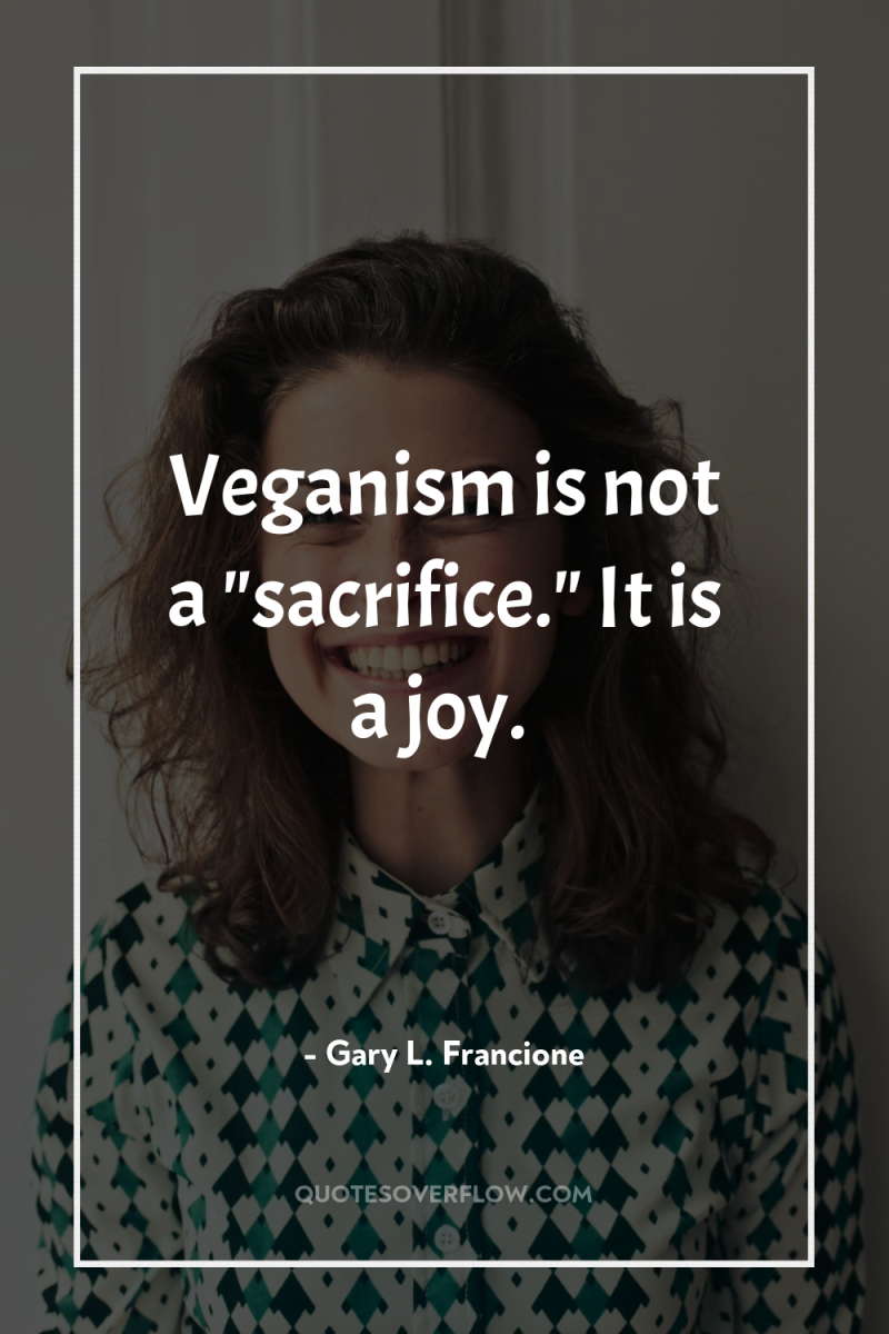 Veganism is not a 