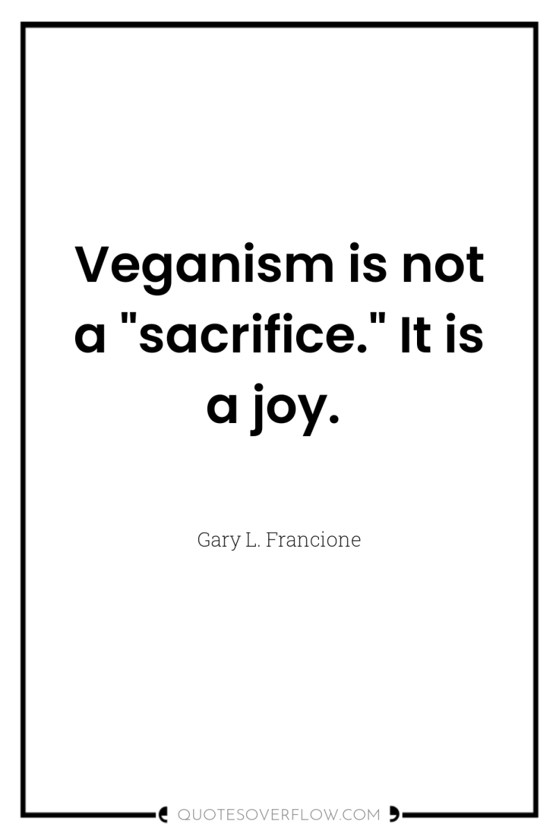 Veganism is not a 
