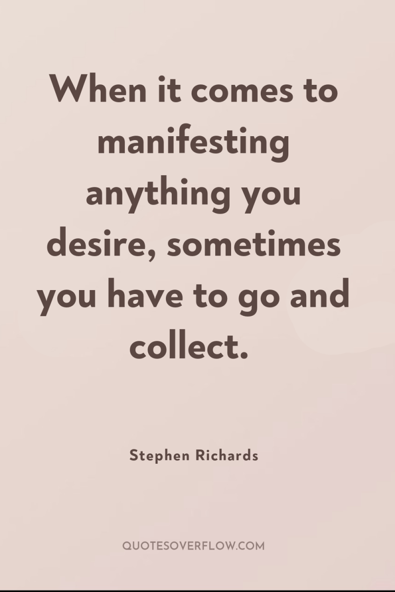 When it comes to manifesting anything you desire, sometimes you...